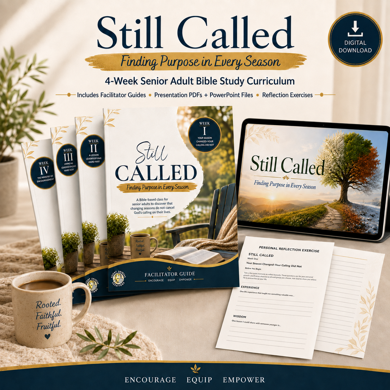 Still Called four-week senior adult Bible study curriculum digital download