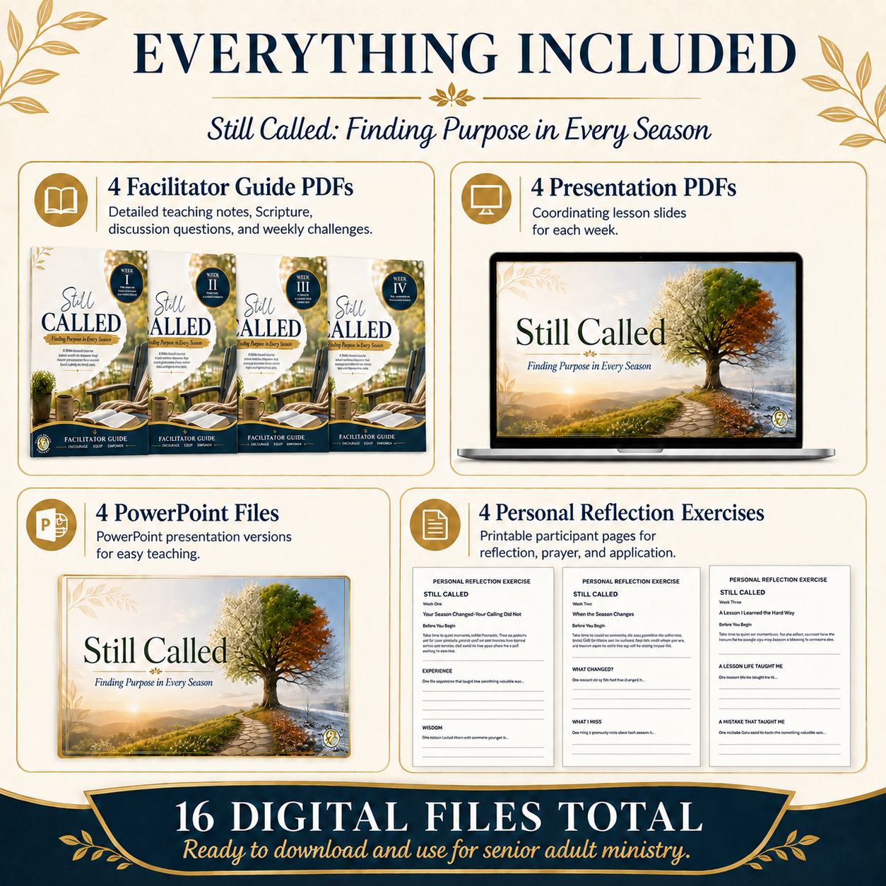 Still Called curriculum with facilitator guides, presentations, PowerPoints, and reflection exercises